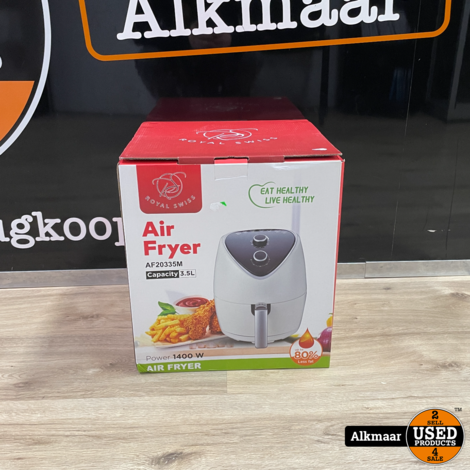 Royal Swiss 3.5L Air Fryer Wit | NIEUW in doos