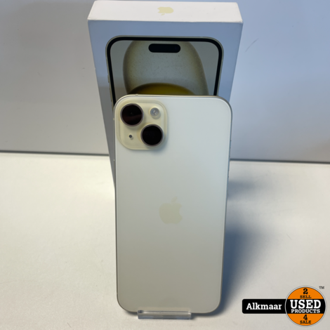 Apple iPhone 15 Plus 128GB Yellow | NIEUWSTAAT!