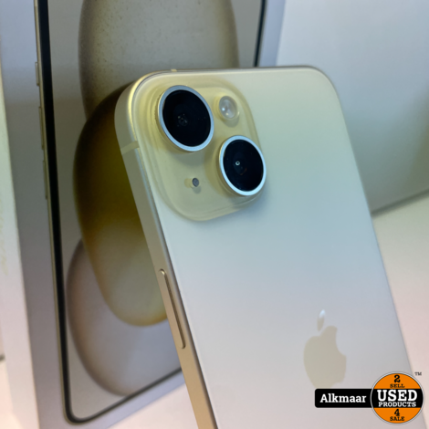 Apple iPhone 15 Plus 128GB Yellow | NIEUWSTAAT!