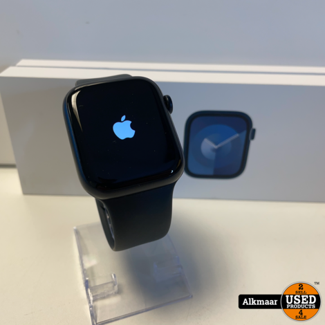 Apple Watch Series 9 45mm Midnight | Cellular | Zeer Nette Staat