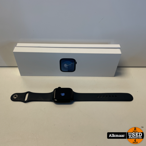 Apple Watch Series 9 45mm Midnight | Cellular | Zeer Nette Staat