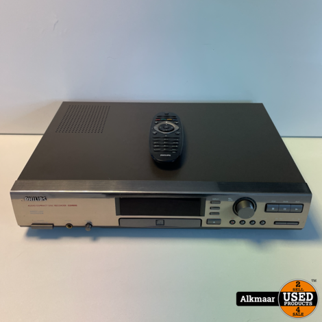 Philips CDR880 Disc recorder + Afstandsbediening | Gebruikt