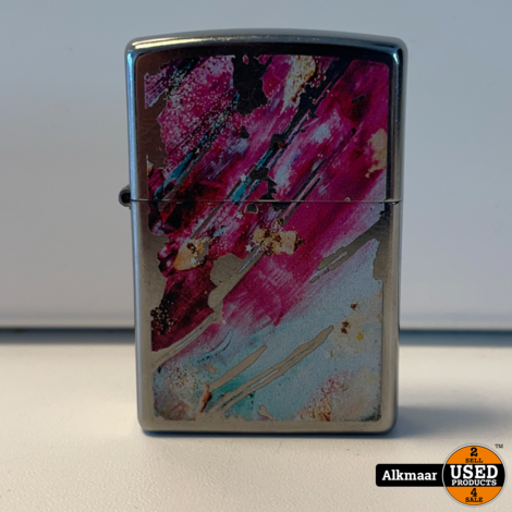 Zippo Storm lighter rust Patina Design 4 Roze