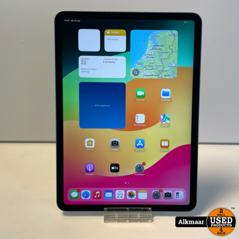 Apple iPad Pro 11 4e Gen 256GB Space Grey + 5G | Compleet in doos