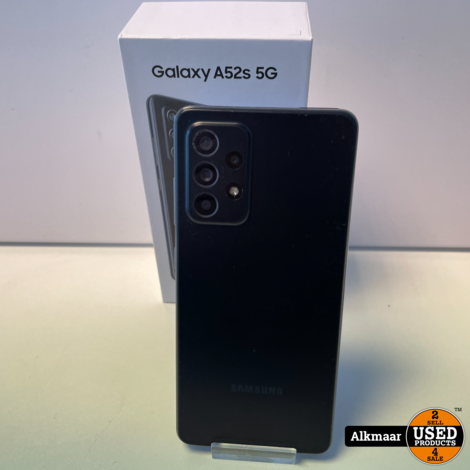 Samsung Galaxy A52s 128GB Awesome Black | Compleet in doos