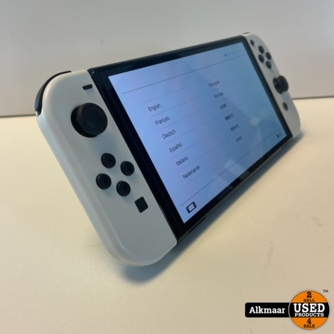 Nintendo Switch OLED Wit | Nette staat!