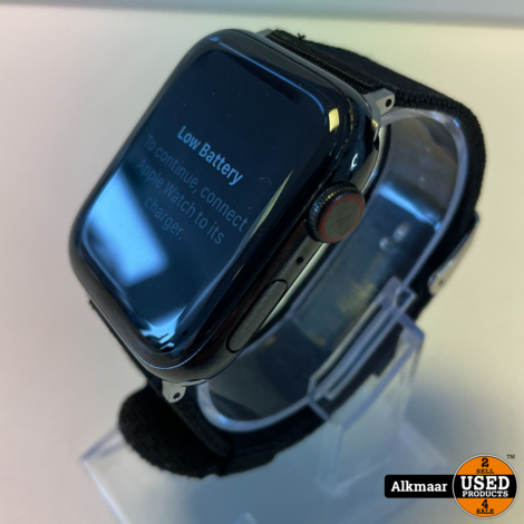 Apple Watch Series 4 44mm + Cellular | Gebruikt | + oplader | 75%