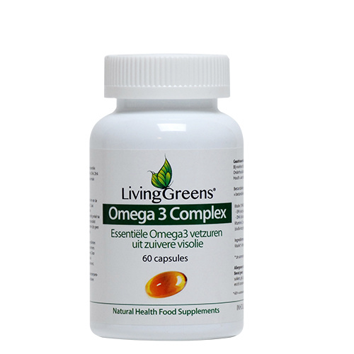 Livinggreens Omega 3 visolie complex (60 capsules)