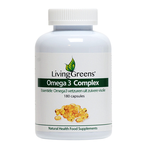 Livinggreens Livinggreens Omega 3 visolie complex (180 caps)