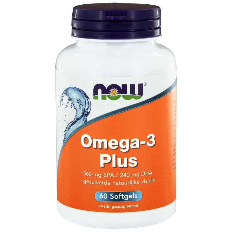 Now NOW Omega-3 Plus 360 mg EPA 240 mg DHA (60 softgels)