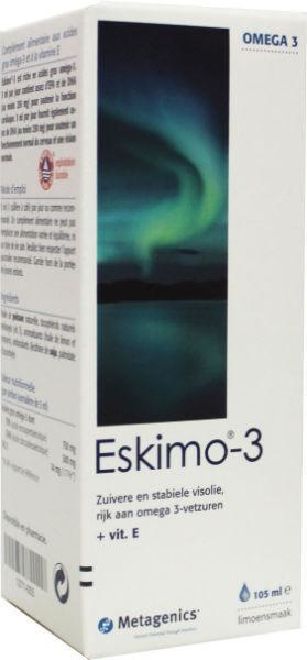 Metagenics Metagenics Eskimo 3 vloeibaar limoen (105 ml)