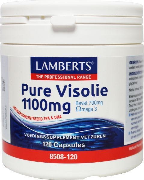 Lamberts Lamberts Pure visolie 1100mg omega 3 (120 caps)