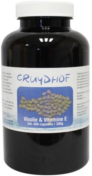 Cruydhof Visolie 500 mg met vit e (400 capsules)