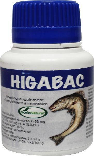 Soria Soria Higabac levertraanolie (125 Softgels)