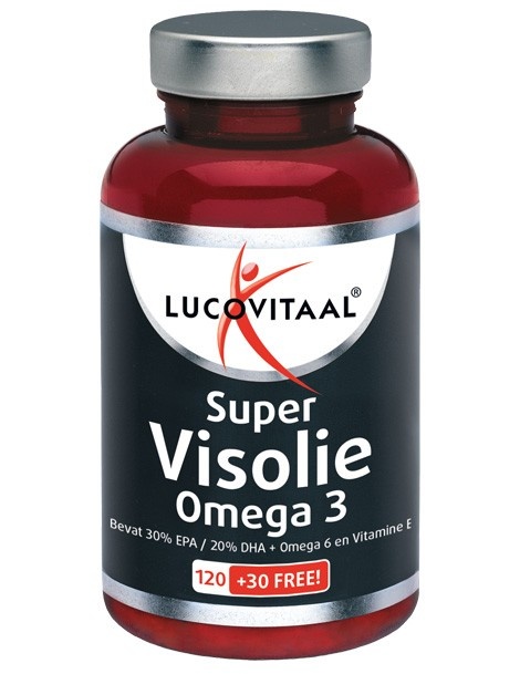 Lucovitaal Lucovitaal Super visolie omega 3-6 (150 caps)