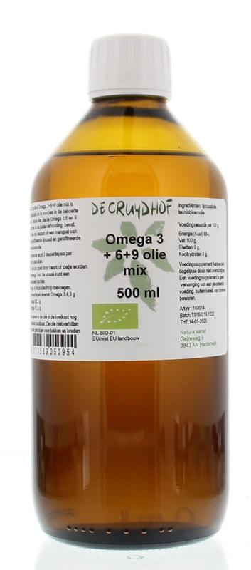 Cruydhof Omega olie mix bio (500 ml)