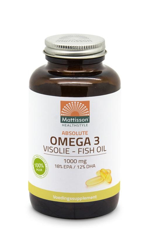 Mattisson Mattisson Absolute Omega 3 Visolie 18/12 1000mg (120 caps)