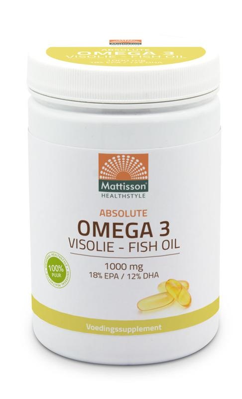 Mattisson Absolute Omega 3 Visolie 1000mg (600 capsules)