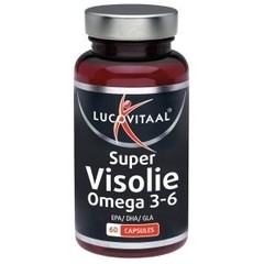 Lucovitaal Super visolie omega 3-6 (60 caps)