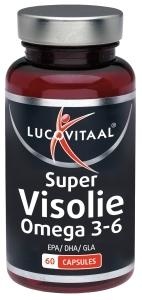 Lucovitaal Lucovitaal Super visolie omega 3-6 (60 caps)