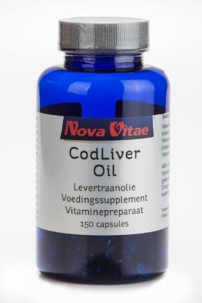 Nova Vitae Levertraan A & D (150 Capsules) Nova Vitae Levertraan A & D (150 Capsules)