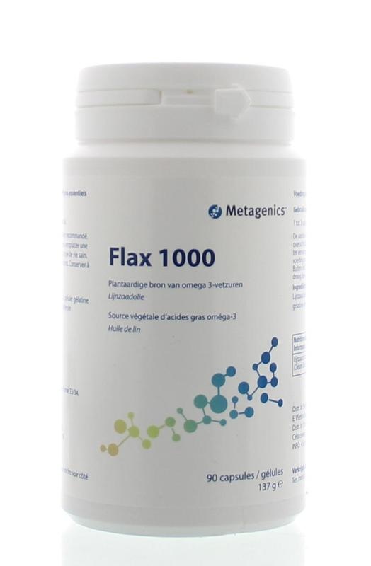 Metagenics Metagenics Flax 1000 (lijnzaadolie) (90 caps)