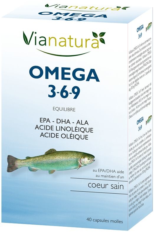 Vianatura Vianatura Omega 3 6 9 (40 caps)