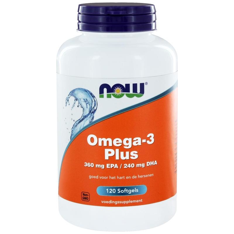 Now NOW Omega-3 Plus 360 mg EPA 240 mg DHA (120 softgels)