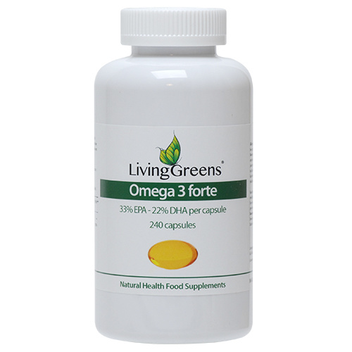 Livinggreens Livinggreens Omega 3 visolie forte (240 caps)