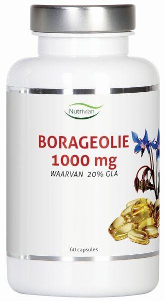 Nutrivian Nutrivian Borage olie 1000 mg (60 caps)