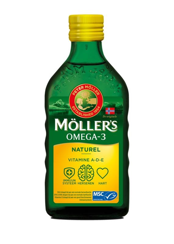 Mollers Mollers Omega-3 levertraan naturel (250 ml)