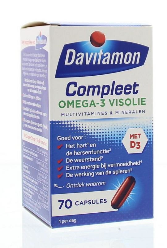 Davitamon Davitamon Compleet omega 3 vis (70 caps)