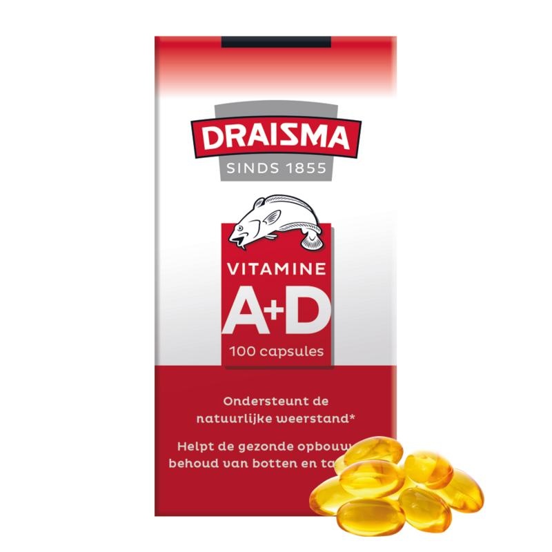 Draisma Draisma Vitamine A + D levertraan (100 caps)