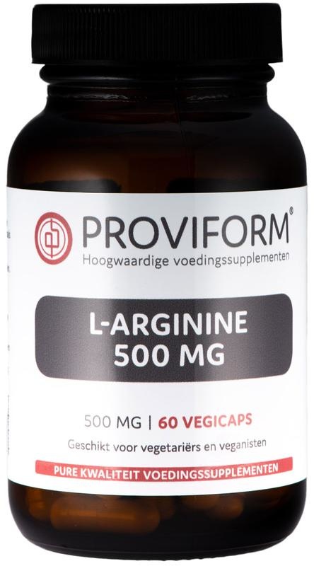 Proviform Proviform L-Arginine 500 mg (60 vega caps)