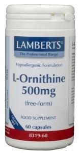 Lamberts Lamberts L-Ornithine 500mg (60 vega caps)