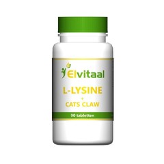 Elvitaal/elvitum L-Lysine cats claw (90 tab)