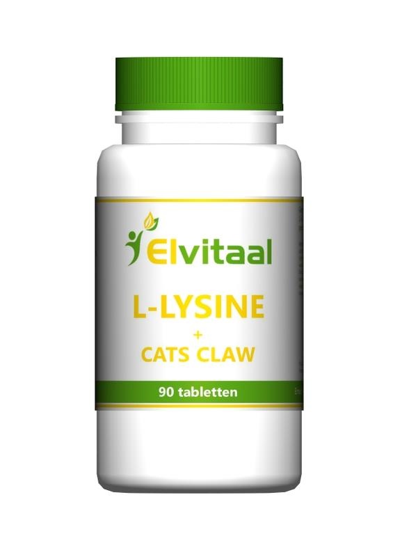 Elvitaal Elvitaal/elvitum L-Lysine cats claw (90 tab)