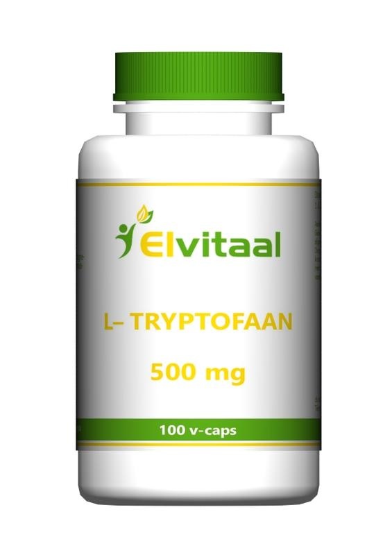 Elvitaal Elvitaal/elvitum L-tryptofaan (100 vega caps)