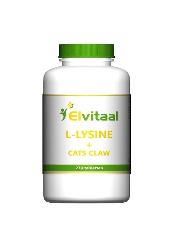 Elvitaal Elvitaal/elvitum L-Lysine cats claw (270 tab)