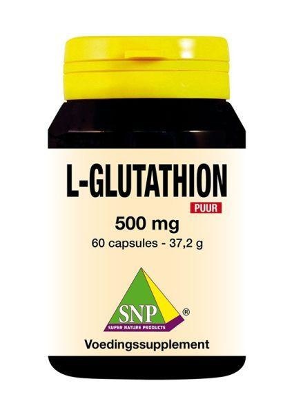SNP SNP L-Glutathion 500 mg puur (60 caps)