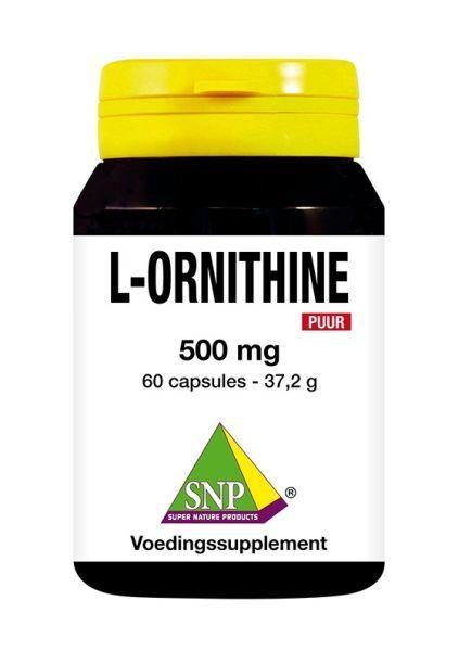 SNP SNP L-Ornithine 500 mg puur (60 caps)