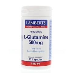 Lamberts L-Glutamine 500mg (90 vega caps)