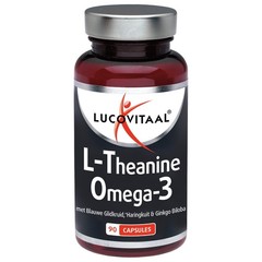Lucovitaal L-theanine omega 3 (90 caps)