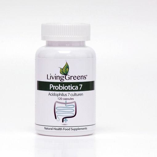 Livinggreens Livinggreens Probiotica acidophilus 7 culturen (120 caps)