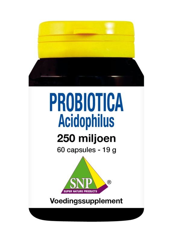 SNP Probiotica acidophilus 250 miljoen (60 capsules)