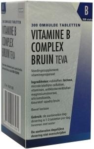 Teva Teva Vitamine B complex bruin los (300 tab)