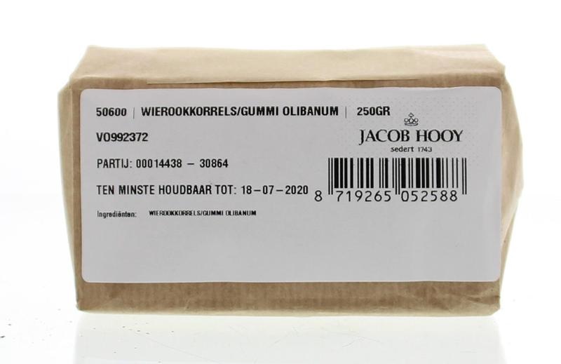 Jacob Hooy Jacob Hooy Wierookkorrels gummi olibanum (250 gr)