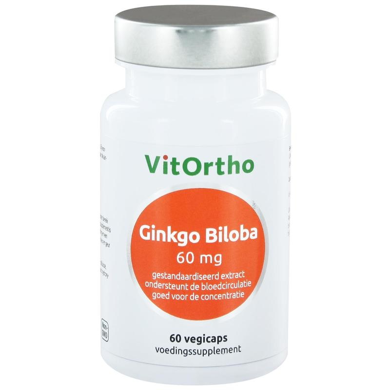 VitOrtho VitOrtho Ginkgo biloba extract 60 mg (60 vcaps)