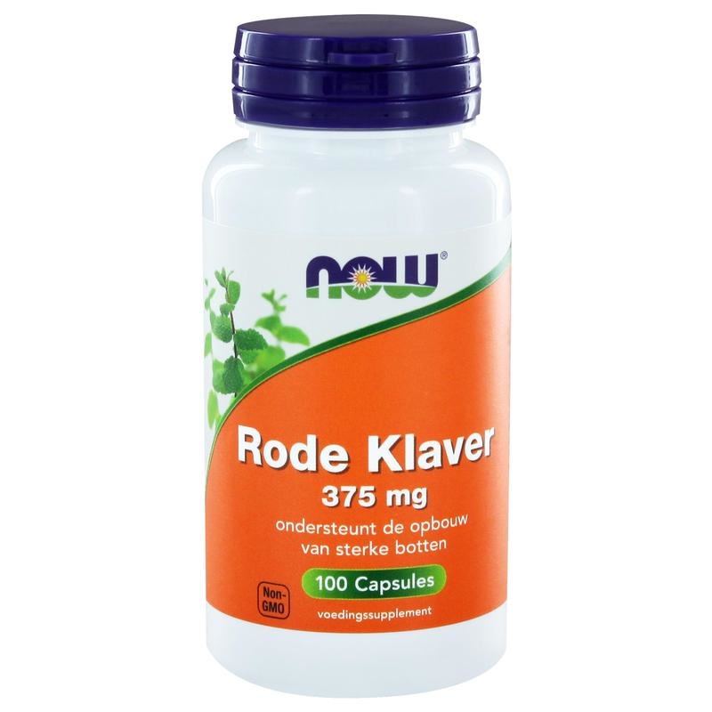 Now NOW Rode Klaver 375 mg (100 caps)