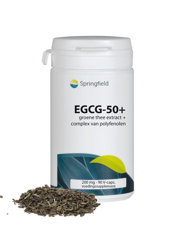 Springfield Springfield EGCG-50+ groene thee extract (90 vega caps)